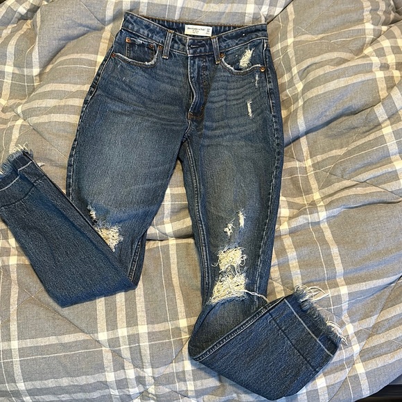 Abercrombie curve love skinny high rise jeans 24Reg - Picture 4 of 8